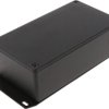 Aluminum die cast enclosure, (L x W x H) 153 x 83 x 50 mm, black (RAL 9005), IP54, 1590P1FBK