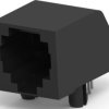 Socket, RJ11/RJ12/RJ14/RJ25, 6 pole, 6P6C, Cat 3, solder connection, through hole, 5569026-1