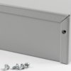 Aluminum enclosure, (L x W x H) 102 x 56 x 56 mm, gray (RAL 7046), IP32, 1411H