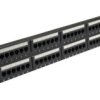 Patch Panel Rack 19 Kat.6 48P Utp 2U Czarny Neku