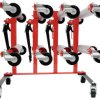 regał magazynowy o wysokiej wydajności z czterema mechanicznymi pomocami manewrowymi, 5-częściowy KS Tools 160.1225 160.