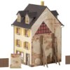 Stara kamienica z drewnianym płotem Zestaw do złożenia Faller 130692 H0 1 szt.
