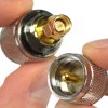 Adapter antenowy SMA wtyk UHF wtyk 50 Ohm konektor w.cz. radiokomunikacyjny