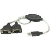 Konwerter Adapter USB na 2x RS232/COM/DB9 Kabel 45cm
