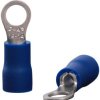 Insulated ring cable lug, 1.5-2.5 mm², 4.3 mm, M4, blue, 22C446
