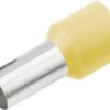 Cimco 187236 Końcówka rurkowa Isol. Aderendh. 35mm² x 16mm,beige, z częściową izolacją , 35 mm² x 16 mm, 50 szt.