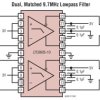 Dual Matched 10MHz Filter with Low Noise, Low Distortion Differential Amplifier