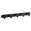 Organizer Kabli Do Szaf Rack 19 1U 5 Uchwytów, Metal Czarny