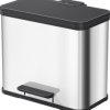 Hailo öko trio plus L 6332000 Kosz na śmieci 27 l stal nierdzewna (S x W x G) 470 x 430 x 340 mm stali szlachetnej Mecha