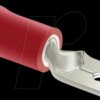 F615288D blade terminals - 2.8 x 0.8 mm, red, partially insulated