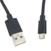Kabel USB Złącze A USB A Złącze B Micro USB typu B dł. 1m Przewód USB USB 2.0 kolor: Czarny