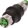 Złącze M8 Proste Żeńskie 3Pin M8 Proste Męskie 4Pin 24V -25-85 Stc Ip67 Vk000038