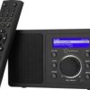 Renkforce RF-IR-MONO1 Radio internetowe Internet Bluetooth, AUX, WLAN, radio internetowe obsługa DLNA czarny