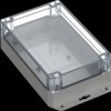 6U07181206737 Industrial housing, 179.9 x 119.9 x 60.2mm, IP65, light gray