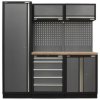 Sealey APMSSTACK02W Modular Storage System Combo - Pressed Wood Worktop