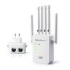 Wzmacniacz Sygnału Wi-Fi QOLTEC Repeater, Access Point N300, 6 Anten, 2x RJ45