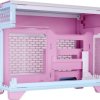 Thermaltake TR100 Bubble Pink Mini Tower Obudowa gamingowa różowy Bubblegum
