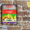 Pitfall! Box Artwork from the Original ATARI VCS2600 Game - Metal Sign