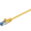 Kabel Patchcord CAT 6a S/FTP PIMF RJ45/RJ45 1m żółty