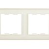ASFORA Ramka podwójna pionowa kremowa EPH5810223