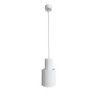 Lampa Wisząca Tokio 1 Tuba Duża Biała Light Prestige