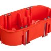 Puszka Podtynkowa 2X60mm P/T Regips Pomarańczowa Pk-2X60 0210-00