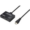 SpeaKa SP-9443508 HDMI splitter 1+2 ports Black