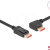 87049 DisplayPort 1.4 cable, 8K @ 60 Hz, 90° left angled, 5 m
