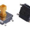 Klosz do przycisku dotykowego SPST 50 mA przy 24 V DC 7.3mm 4.7mm Przewlekany