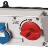 Gniazdo przemysłowe dużej mocy IP44 2P+E 16A MENNEKES 230 V Gniazdo