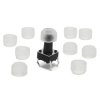 Clear Soft Caps for Tactile Buttons (10-pack)