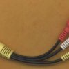 KABEL JACK WTYK 3,5mm (4-POLOWY) - 3X RCA GNIAZDO 15CM (ŻÓŁTY - BIAŁY - CZERWONY) (KABJ354P-3R-015)