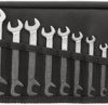 Double open-end wrench kit, 15 pieces with bag, 3.2-14 mm, 296 g, 96400651