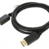 CA-DPDP10CC-0018BK Kabel DisplayPort wtyk z obu stron PVC DisplayPort 1.2 4K
