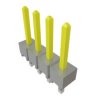 Wtyk PCB 4-pinowe raster: 2.54mm -rzędowe Samtec Przewlekany