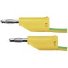 Schützinger MFK 15/1/100/GNGE Test Lead 100cm Green-Yellow 1pc