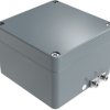 Aluminum EX enclosure, (L x W x H) 122 x 120 x 81 mm, gray (RAL 7001), IP66, 251212080