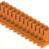 Socket header, 12 pole, pitch 3.5 mm, straight, orange, 1376480000