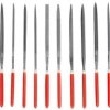 NP-PIL10IR Komplet 10 pilników - iglaków do metalu z rączką