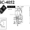 Tranzystor 2SC4052 NPN 600V 3A 25W; TO220 plastik