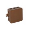 Puszka NT V6 85x85x41mm brązowa elastyczna CB-50306