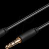 69106 Audio cable, 3.5-mm stereo jack plug, 1.5 m, black