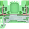 Protective conductor terminal, spring balancer connection, 0.5-1.5 mm², 4 pole, 180 A, 6 kV, yellow/green, 1775620000