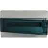 Rozdzielnica natynkowa Mistral65 (N+PE) 1x18 modułów IP65 250x430x155mm drzwi transparentne ABB