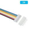 GNIAZDO DO PŁYTKI + WTYK Z KABLEM 20CM 7 PIN XH2.54 26AWG (PLKAB-XH07)