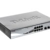 Switch Poe Gigabit, 8 Porty Gb, 8Xpoe, 2Xsfp 45W Zarządzalny 240Vac Dgs-1210-08P