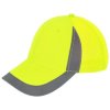 Czapka z daszkiem odblaskowa PICK żółty ONE SIZE STALCO S091444224