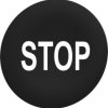 Label, black, for Flush 30 mm, ZBAF234