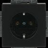 20 EUC-885 Socket outlet insert - black, matt