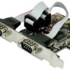 Karta VALUE PCI Express, szeregowy RS232, D-Sub 9, 2 porty